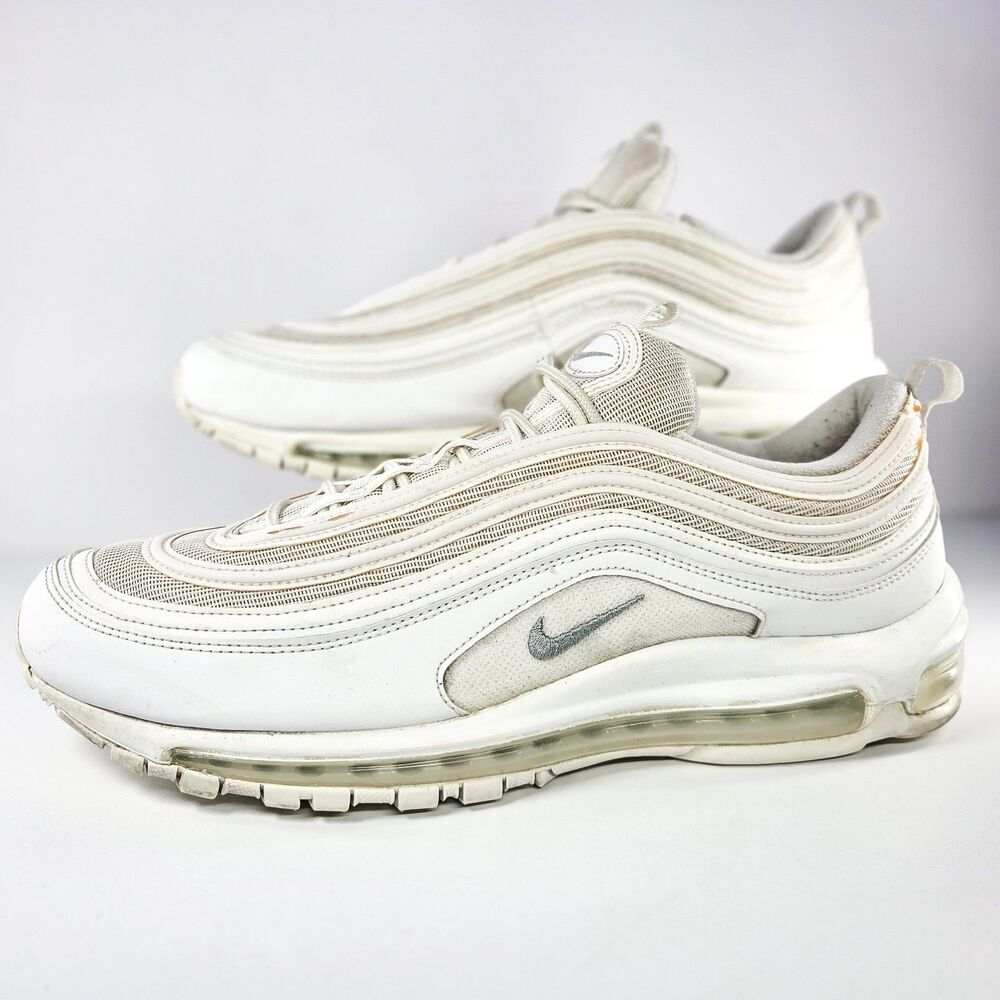 Nike Air Max 97 White Grey Men’s Size 14 921826-101 Sneakers